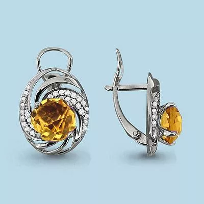 Серьги из серебра, артикул LV4422506А