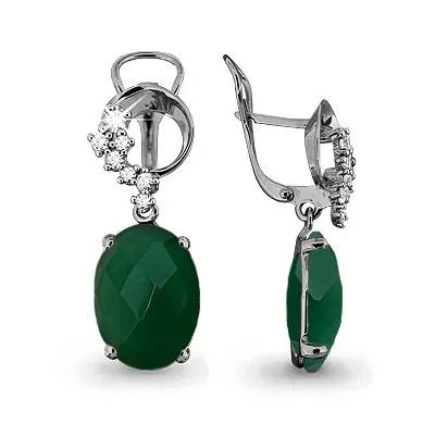 Серьги, серебро, артикул LV4422309А