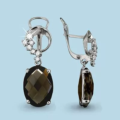 Серьги из серебра, артикул LV4422301А