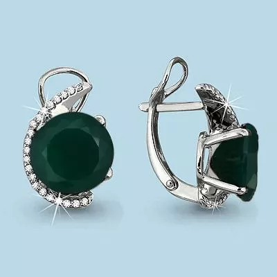 Серьги из серебра, артикул LV4422109А