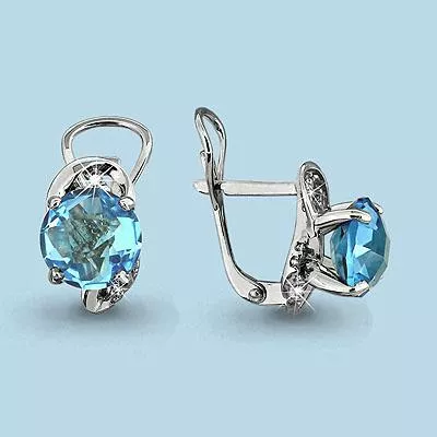 Серьги из серебра, артикул LV4421402А