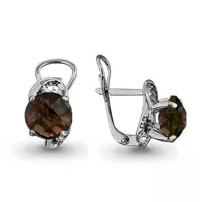 Серьги, серебро, артикул LV4421401А