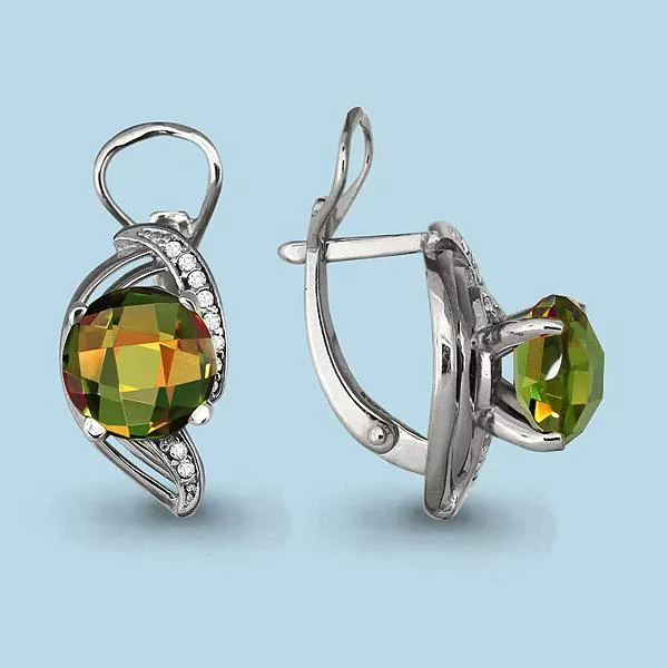 Серьги, артикул LV4421319А, серебро