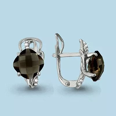 Серьги, артикул LV4420601А, серебро