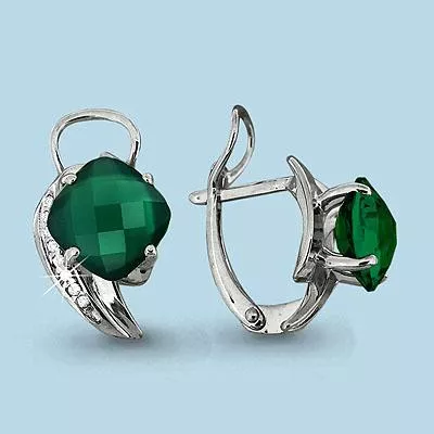 Серьги из серебра, артикул LV4420109А