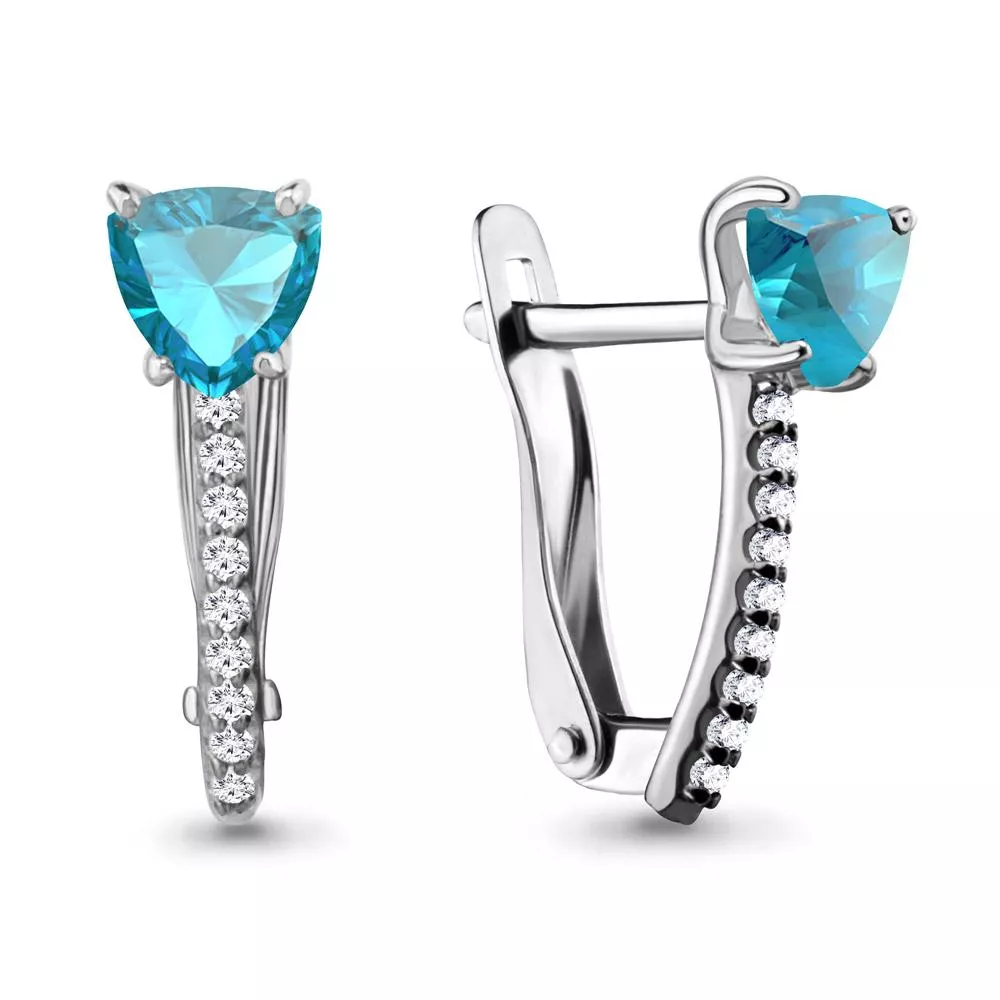 Серьги из серебра, артикул LV4418905А