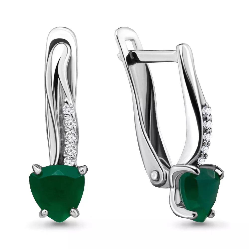 Серьги из серебра, артикул LV4418809А