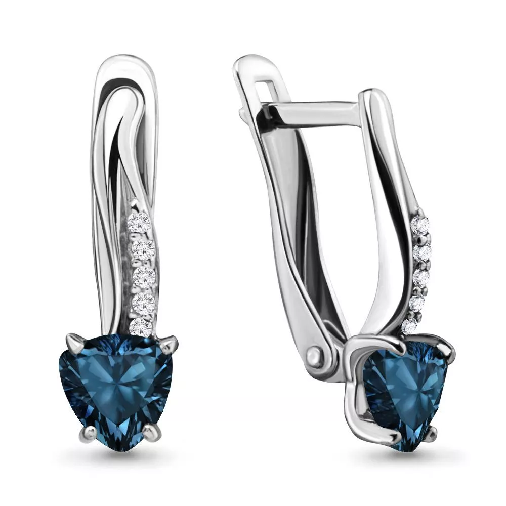 Серьги, серебро, артикул LV4418808А