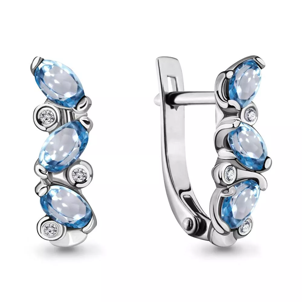 Серьги из серебра, артикул LV4415805