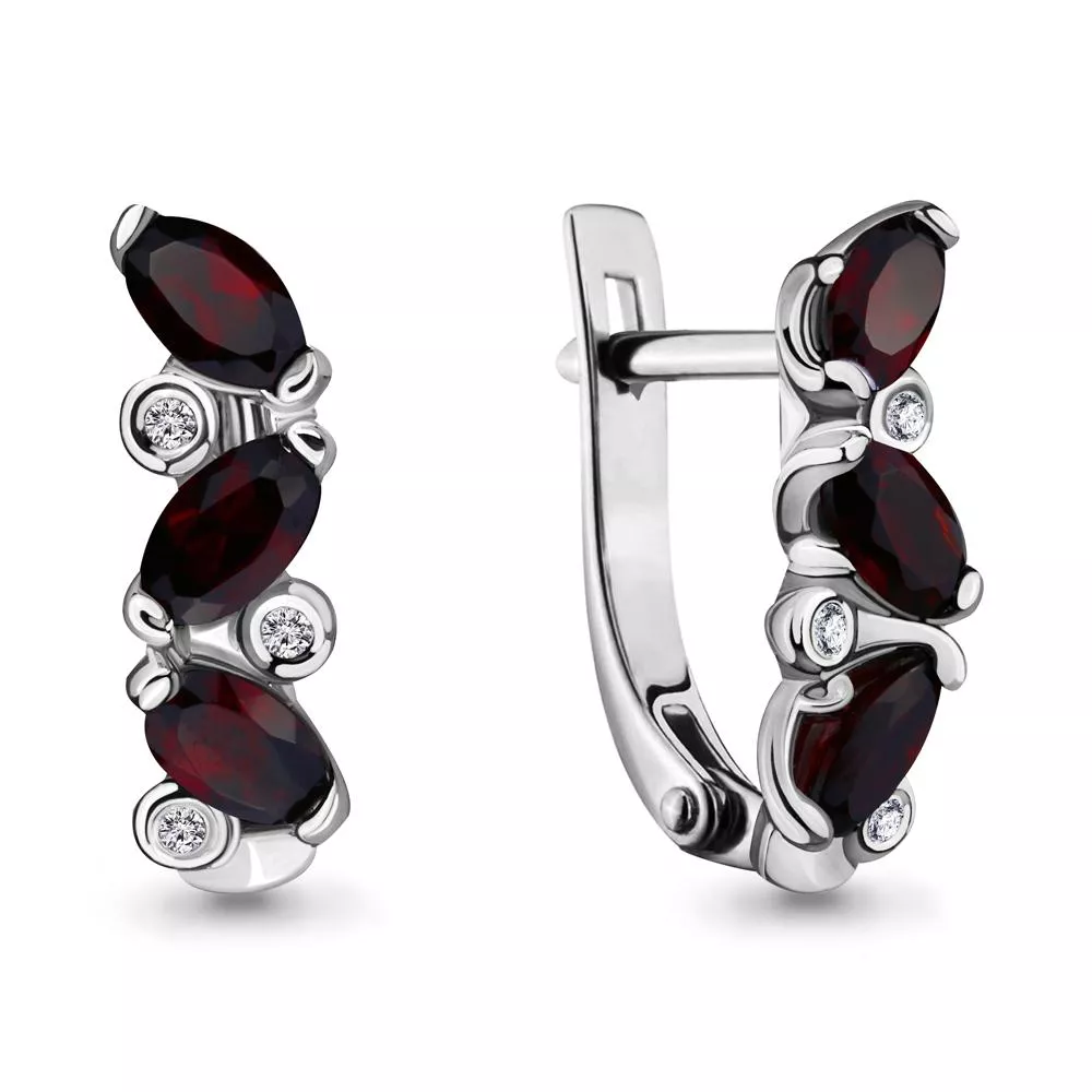 Серьги, серебро, артикул LV4415803