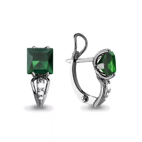 Серьги, серебро, артикул LV4414509А