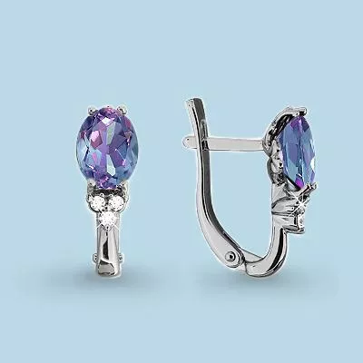 Серьги из серебра, артикул LV4414025А