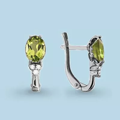 Серьги, серебро, артикул LV4414020А