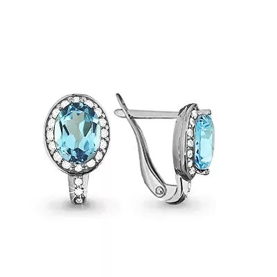 Серьги, артикул LV4413705А, серебро