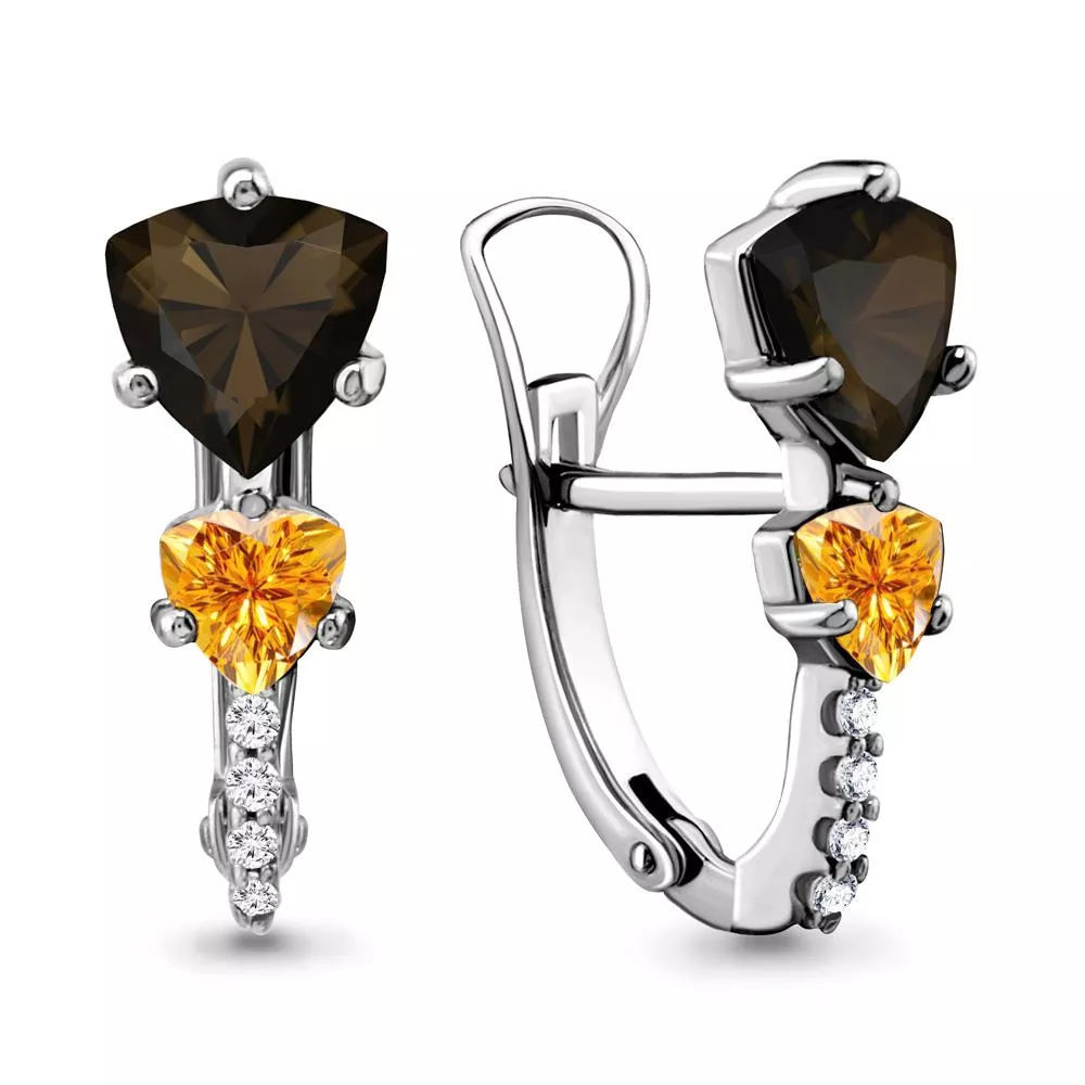 Серьги, серебро, артикул LV4413335А