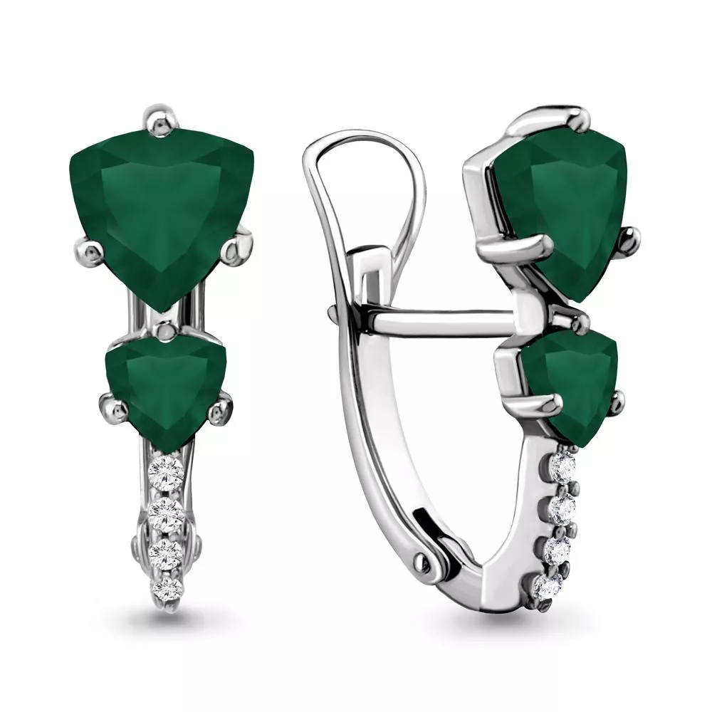 Серьги, артикул LV4413309А, серебро