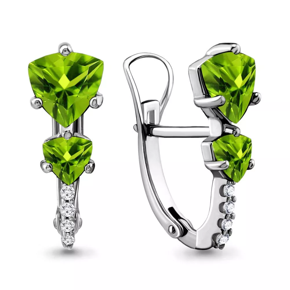 Серьги, серебро, артикул LV4413307А