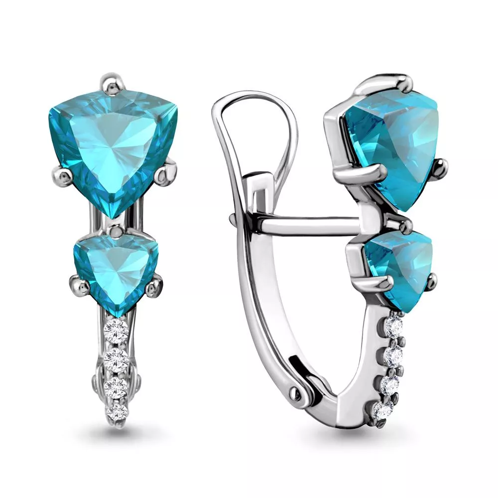 Серьги из серебра, артикул LV4413305А