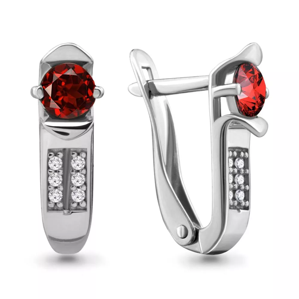 Серьги, серебро, артикул LV4413103А