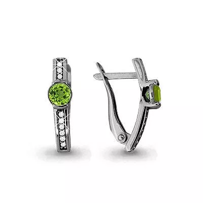 Серьги, серебро, артикул LV4412507А