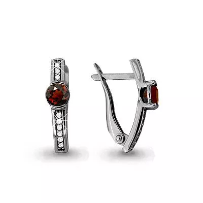 Серьги, серебро, артикул LV4412503А