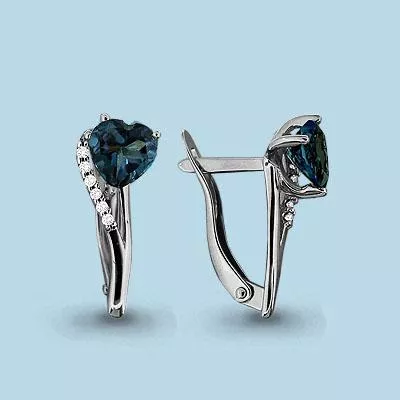 Серьги, артикул LV4412408А, серебро