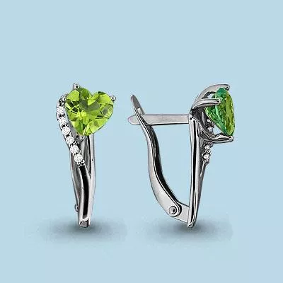 Серьги из серебра, артикул LV4412407А