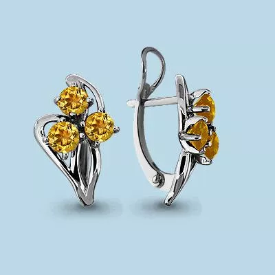 Серьги, серебро, артикул LV4411306