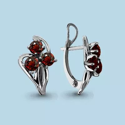 Серьги из серебра, артикул LV4411303