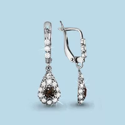 Серьги, артикул LV4409601А, серебро