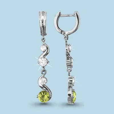 Серьги из серебра, артикул LV4409207А