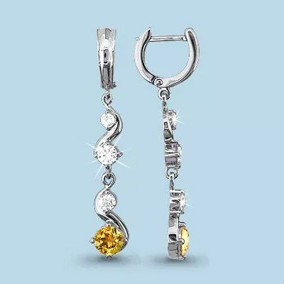 Серьги, серебро, артикул LV4409206А