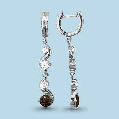 Серьги, артикул LV4409201А, серебро