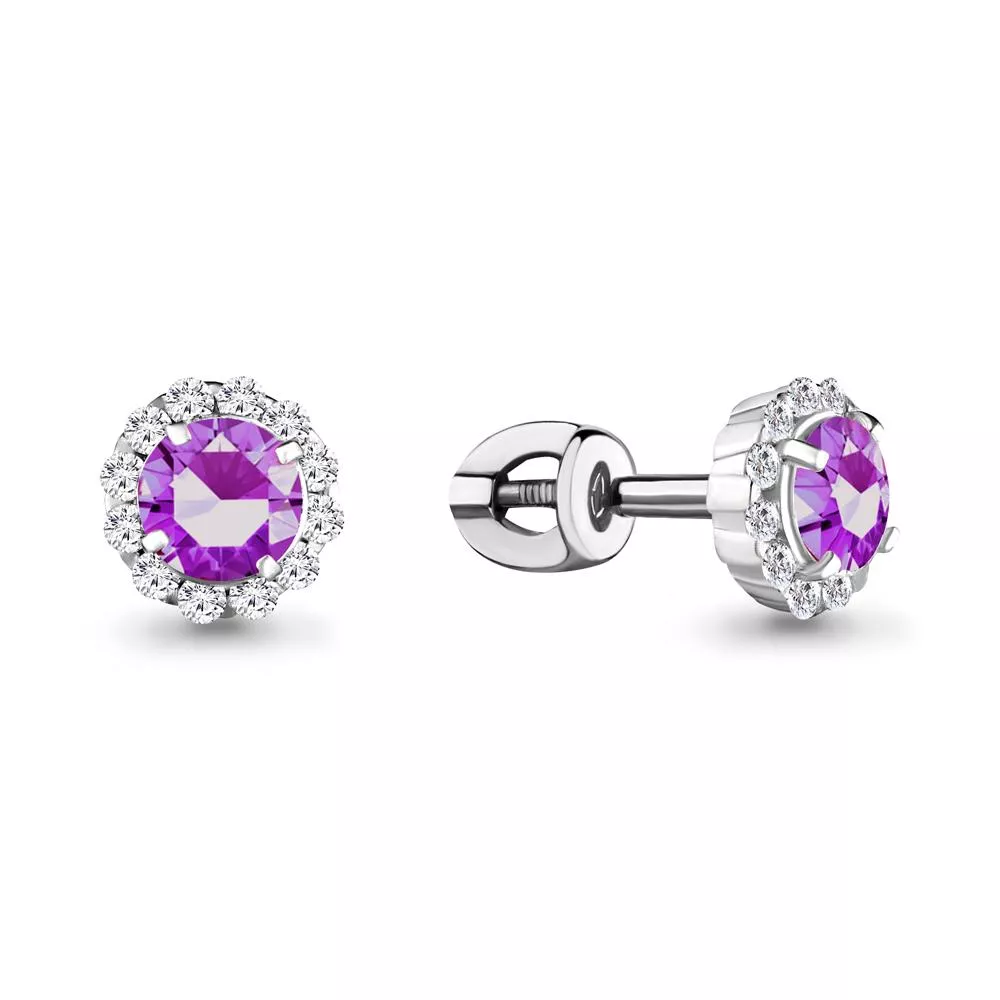 Серьги из серебра, артикул LV44086Д