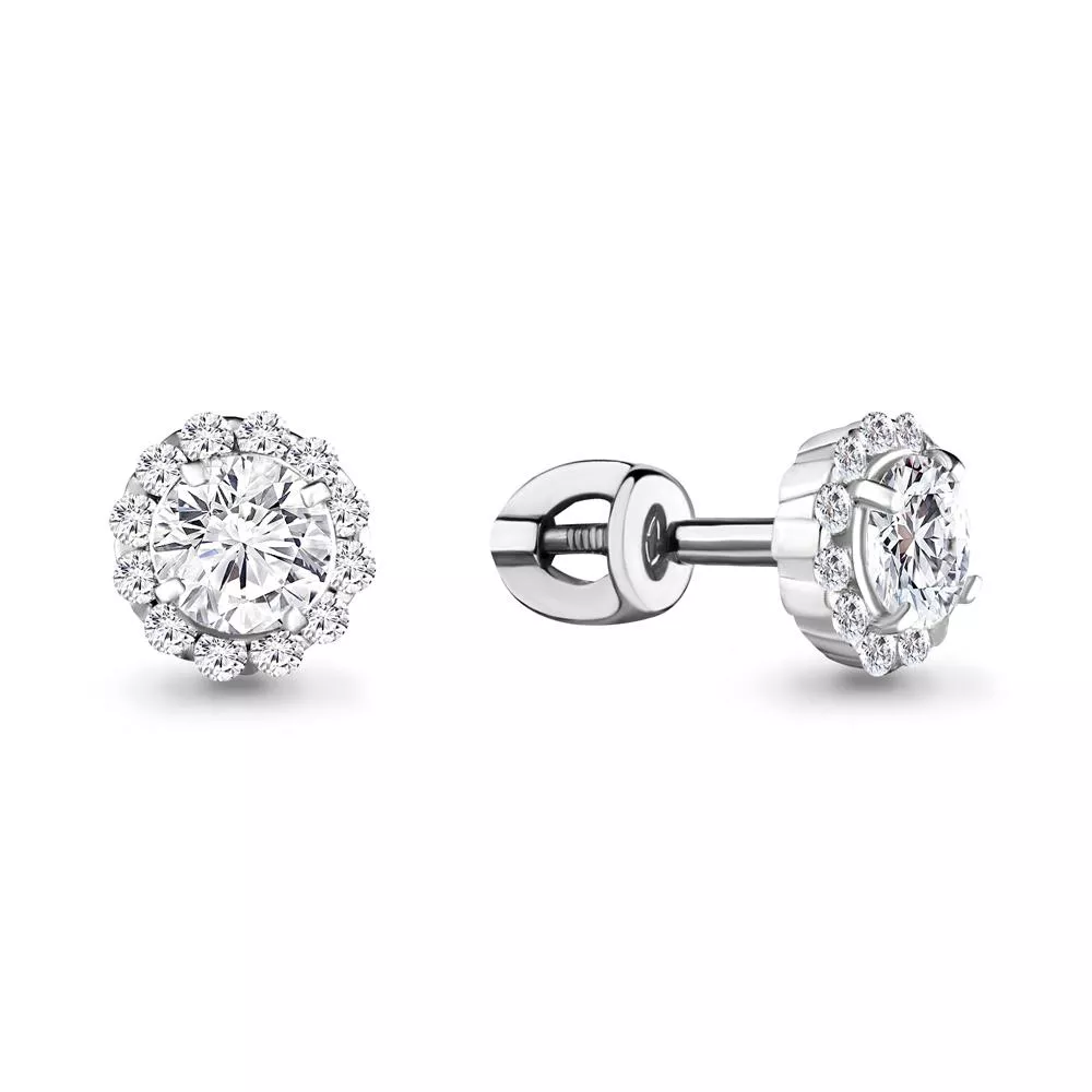 Серьги из серебра, артикул LV44086А