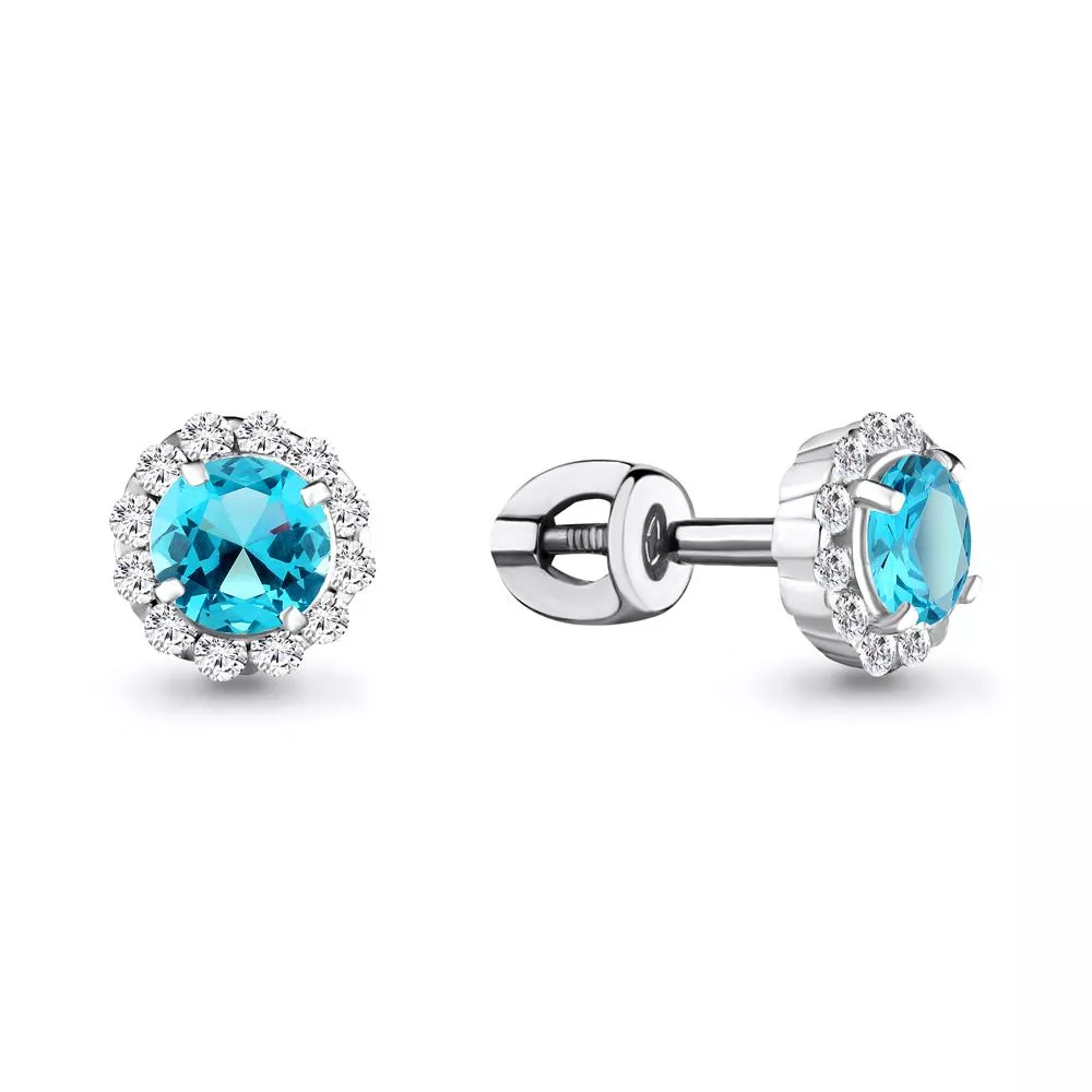 Серьги, серебро, артикул LV4408605А