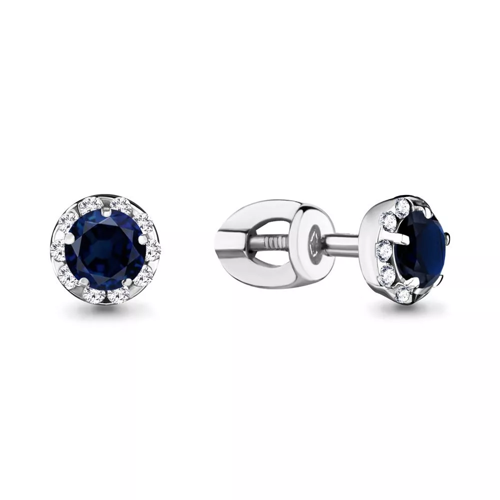 Серьги, артикул LV44085Б, серебро