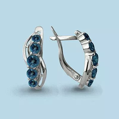 Серьги, серебро, артикул LV4407608