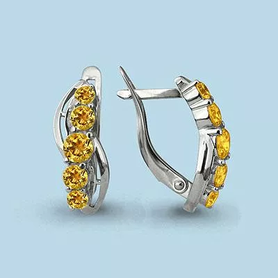 Серьги из серебра, артикул LV4407606