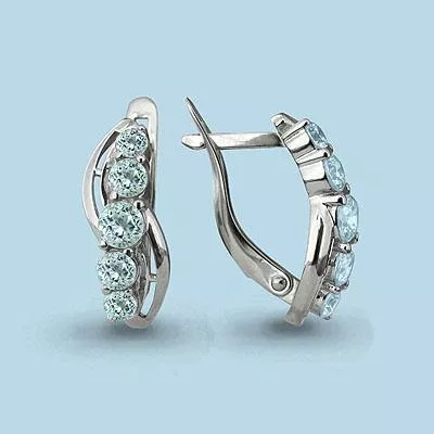 Серьги из серебра, артикул LV4407602