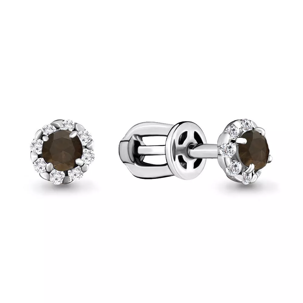 Серьги из серебра, артикул LV4407501А