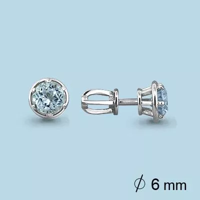 Серьги из серебра, артикул LV4407402