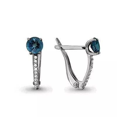 Серьги, серебро, артикул LV4406208А