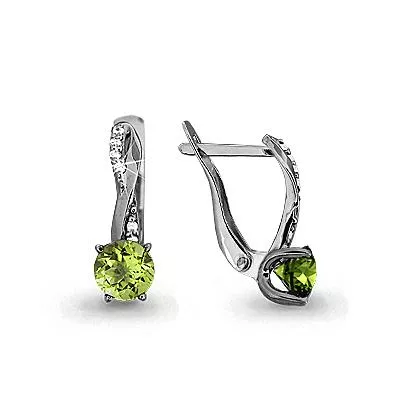 Серьги, серебро, артикул LV4406107А