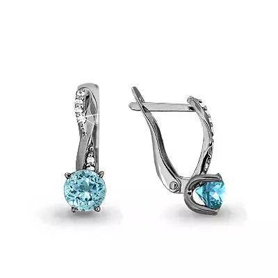 Серьги, артикул LV4406105А, серебро