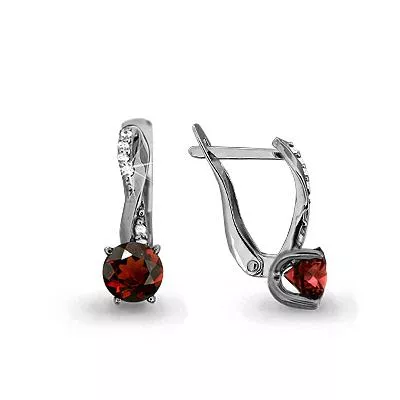 Серьги, серебро, артикул LV4406103А