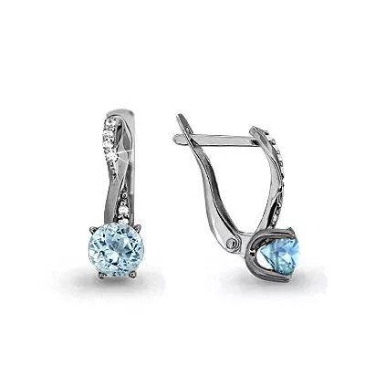 Серьги из серебра, артикул LV4406102А