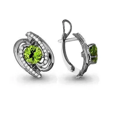 Серьги из серебра, артикул LV4405707А