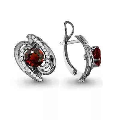 Серьги, артикул LV4405703А, серебро