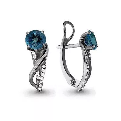 Серьги, артикул LV4405408А, серебро